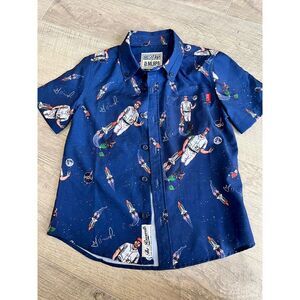 RSVLTS X MLBPA Button Up Shirt All Over Print Astros 4T